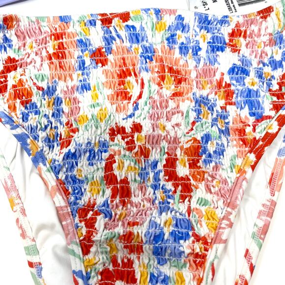 L*SPACE Camellia Barlette Bikini Set In Wisteria Flowers Forever Medium New - Picture 9 of 15